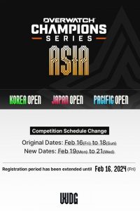 Overwatch Champions Series – Asia: Season 1